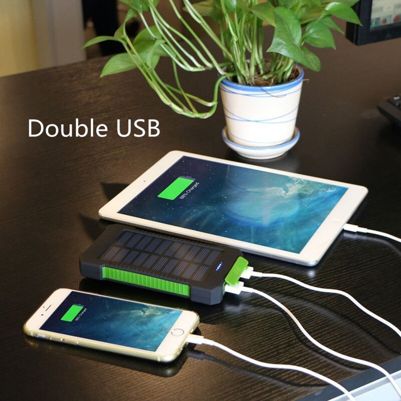 For Smartphone with LED Light Solar Power Bank.