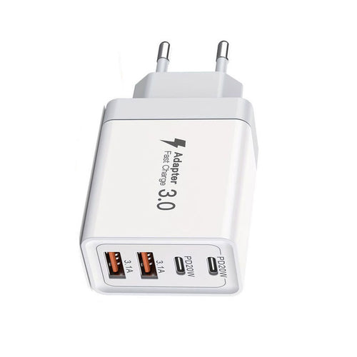 40w multi-port charger, available for UK and EU.