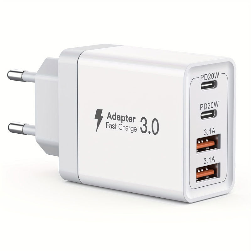 40w multi-port charger, available for UK and EU.