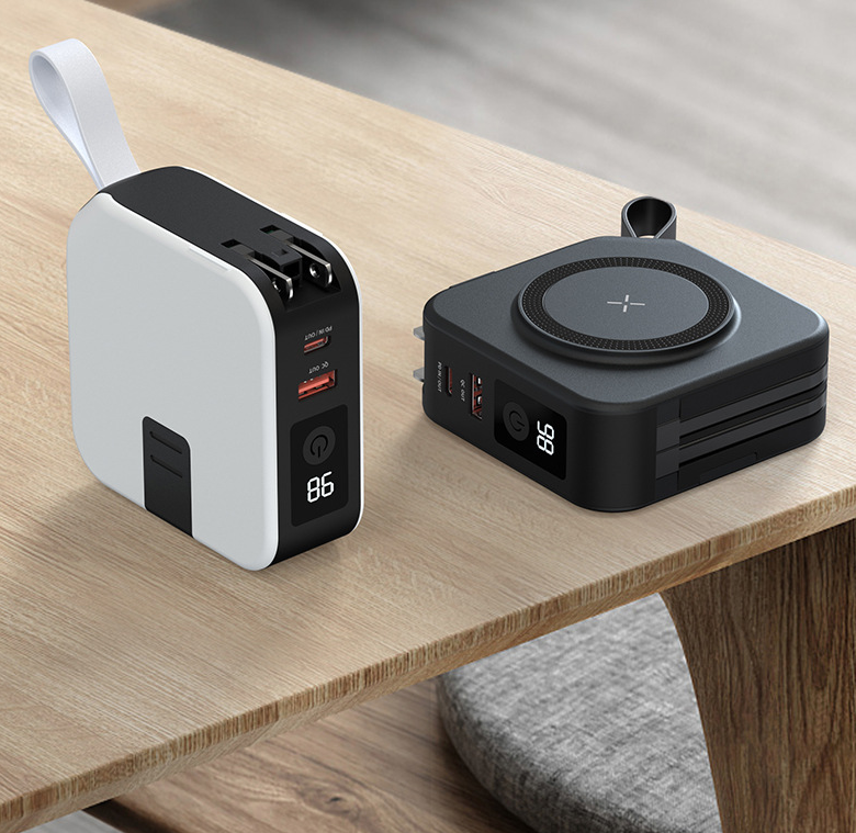 Five in one magnetic wireless power bank 22.5W.
