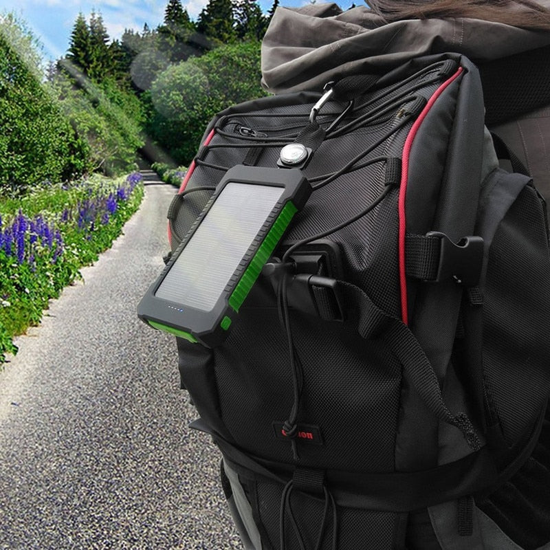 For Smartphone with LED Light Solar Power Bank.