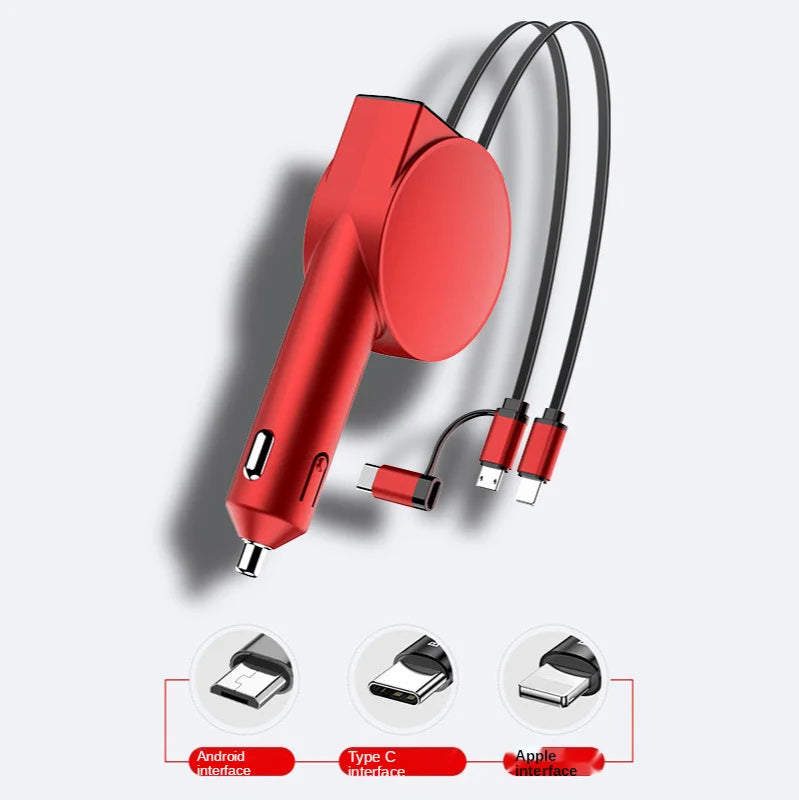 Vogek 3-in-1 Car Charger 60W Super Fast Charging.